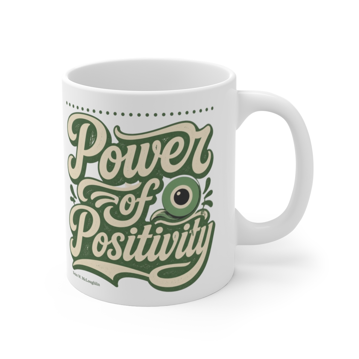 Jacksepticeye "Power of Positivity" White Mug